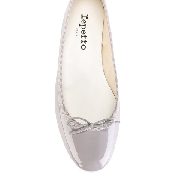 SOLD Repetto Ballerina Flats Grey Patent 38.5 - Picture 1 of 5